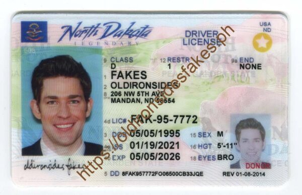 North Dakota fake id - North Dakota Driver License - Buy Scannable Fakes
