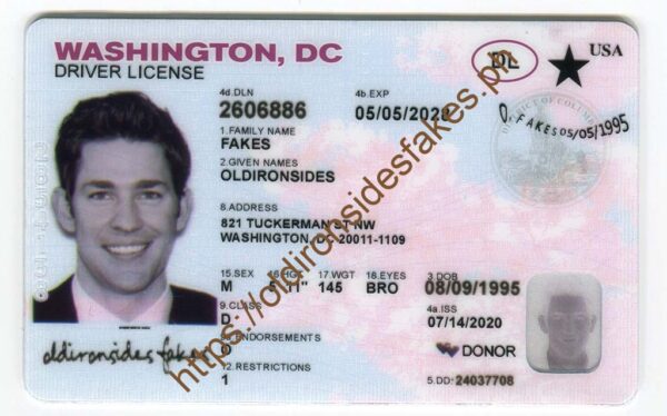 Washington fake id - Washington DC Driver License
